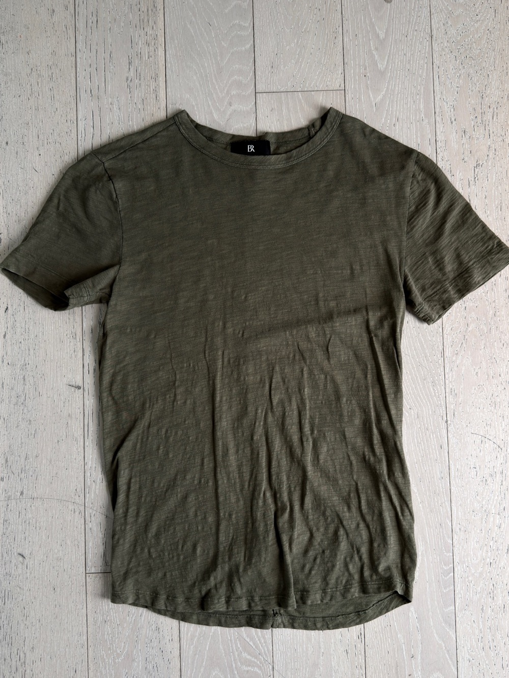 Banana Republic Olive Green Short Sleeve Crewneck Tee